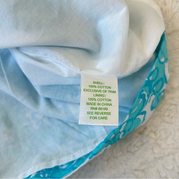 Lilly Pulitzer Pearl Halter Shift Dress Womens Sz 00 Colorful Feminine Cotton - Picture 9 of 11